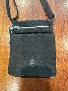 Kipling Black Compact Crossbody Neck Pouch